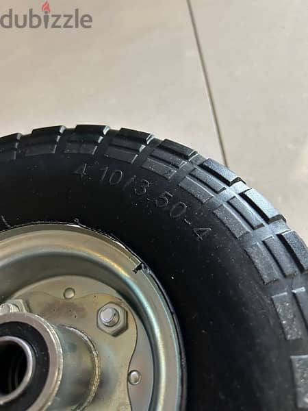 Brand New rubber wheels with bearing 3