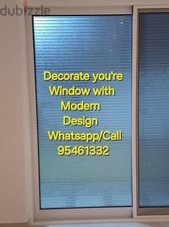 Modern Glass Sticker Fixing Frosted Black Tint Film Service 0