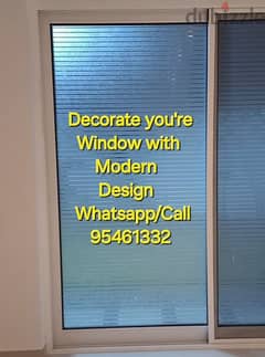 We Fix all kinds of Glass Sticker Frosted Black Tint and Modern Design 0