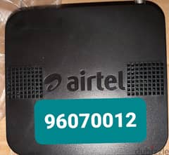 New Airtel full hd receiver with subscription 0