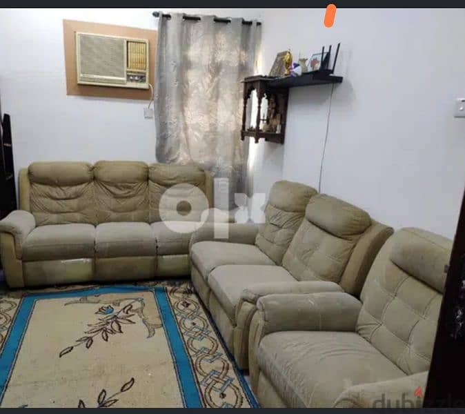 Sofa 6 Seater set with recliner (3+2+1) 1