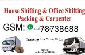 House shifting services, furniture fix
