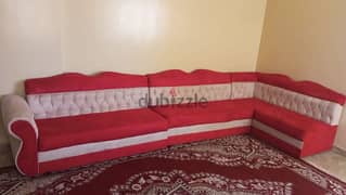 so far set with big carpet for sale in good condition