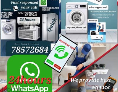 AC FRIDGE WASHING MACHINE FIXING AND INSTAL &