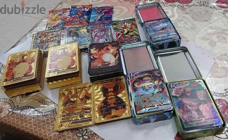 Pokémon Cards in golden,black packs. Price starting from 1 to 10 ro 1