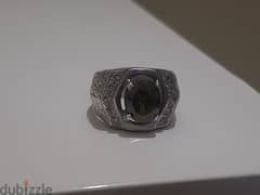 Zircon Silver Diamond Ring For Men For Sale للبيع