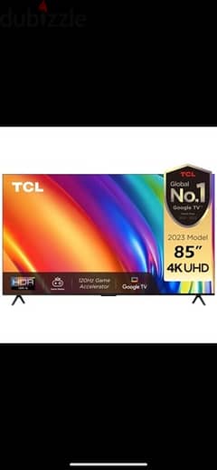 TCL 85inch 4K UHD Smart Television 0