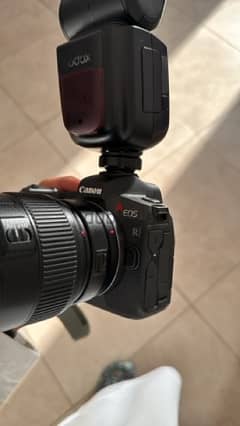 Canon r with 24 - 70 f2.8 with adapter