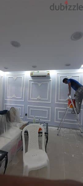 we are doing gypsum ceiling all musqat Oman location available service 3