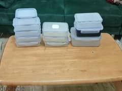 Plastic containers, glass Jugs and mugs for sale - Urgent sale.