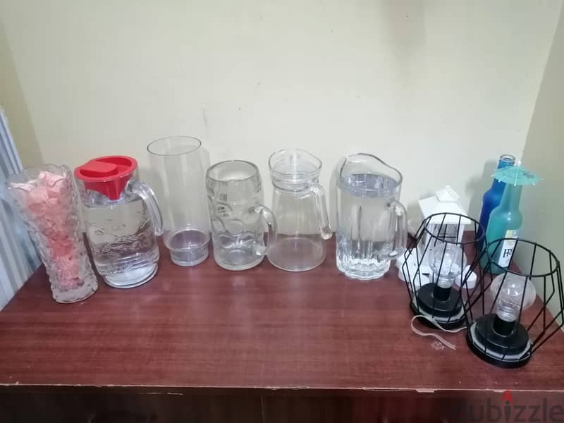 Plastic containers, glass Jugs and mugs for sale - Urgent sale. . 3