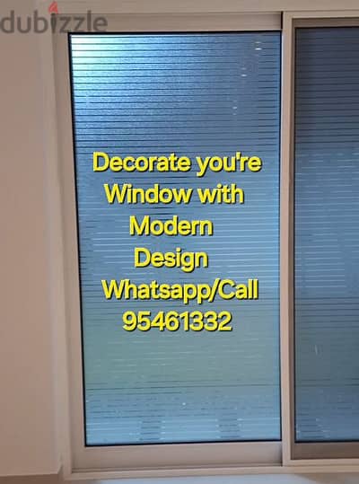 Windows Glass Sticker Service UV sunray protection or privacy