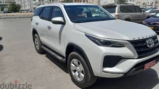 Available for rent fortuner