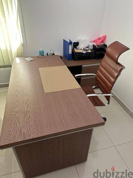 Office Table & Chair sparingly used 2