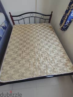 Double bed with free mattress