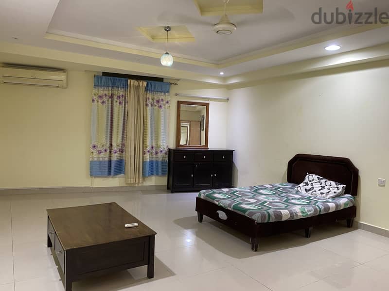 Furnished spacious room with private bathroom in Al Ghubra 1
