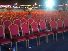 chair's, table, DJ, baby chair, red chair available for rent