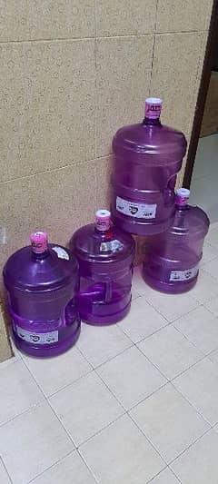 4 SIFR water bottles