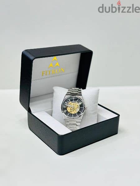 LATEST BRANDED FITRON AUTOMATIC ORIGNAL WITH WARRANTY CARD MEN'S WATCH 5