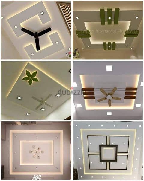Home Decor Gypsum board and paint work 2