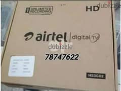 new Airtel setup box with tamil Malayalam telugu hindi sports recharge 0