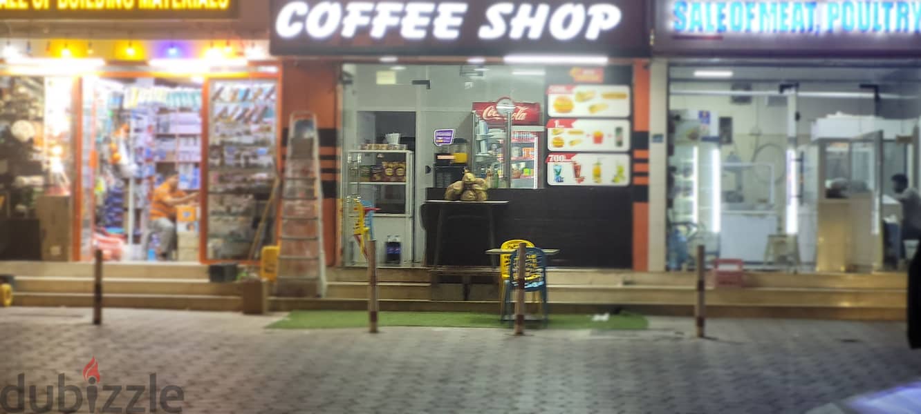 Running Coffee shop for sale in Al amerat 5
