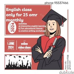 English class for 25 omr monthly limited seats