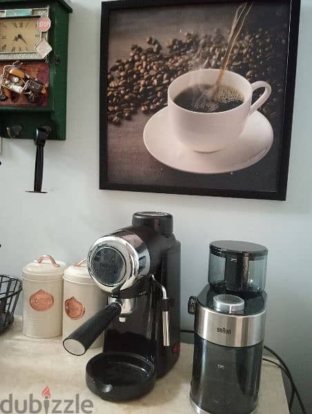 coffee marker machine+ coffee grinder 1