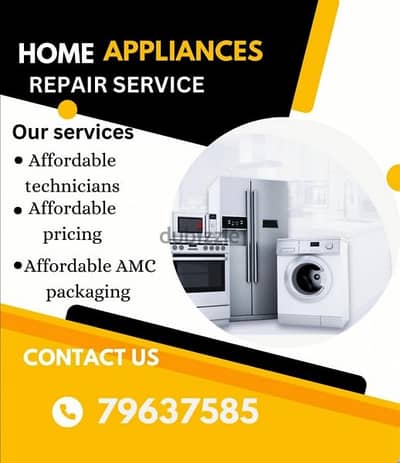 AC fridge and automatic washing machines repairing and service