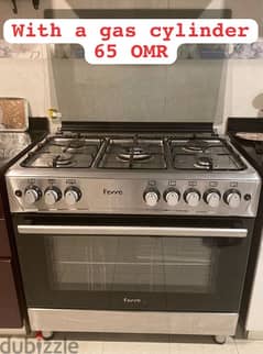 Used 5 burner gas stove with oven