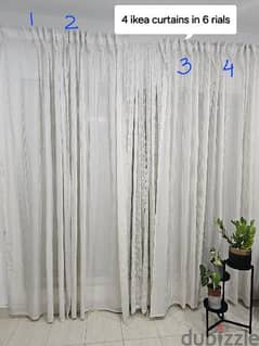 2 pairs of ikea curtains, good as new
