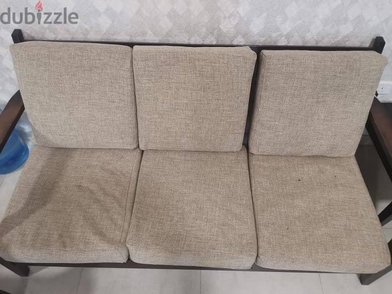 6 seater sofa (3+2+1) with two side table 3