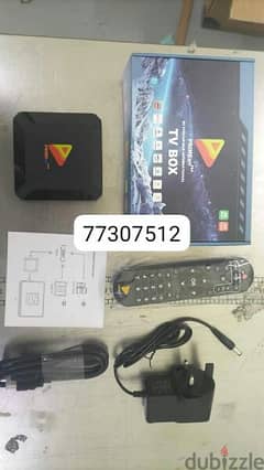TV box with one year subscription.