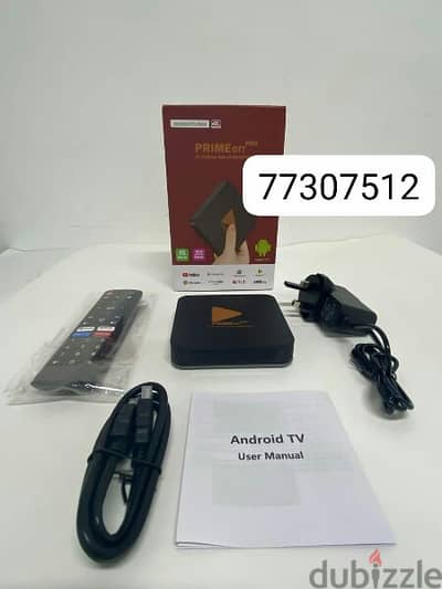 Android Tv Box with 1Year Subscription Available