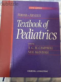 Almost new Forfar & Arneil's textbook of Pediatrics (5th Edition)