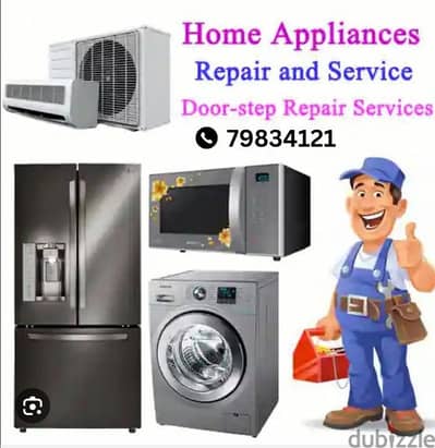 AC fridge and automatic washing machines repairing and service