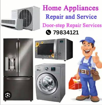 AC fridge and automatic washing machines repairing and service