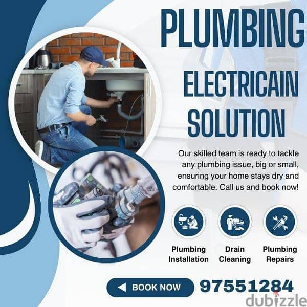 plumber and electrician handyman available for House maintenance 0