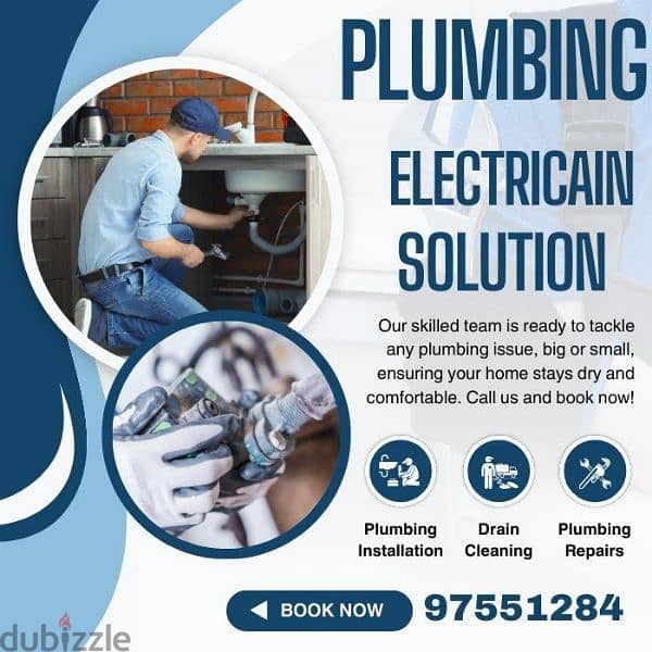 plumber and electrician handyman available for House maintenance 0