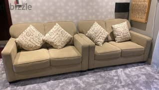Newly reupholstered 7 seater sofa ( 2 + 2 + 3 )
