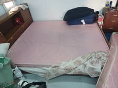 Double bed with matress