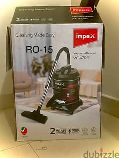 impex Vaccum Cleaner newly bought
