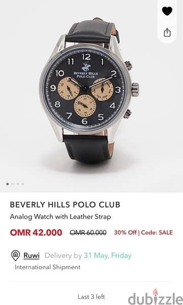 Original Beverly hills polo club watch far sale 1