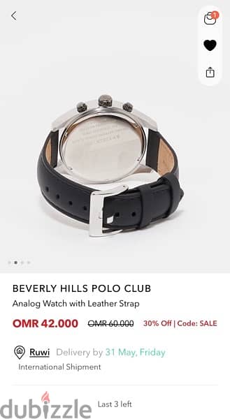 Original Beverly hills polo club watch far sale 3