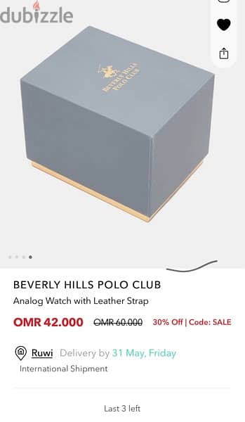 Original Beverly hills polo club watch far sale 4
