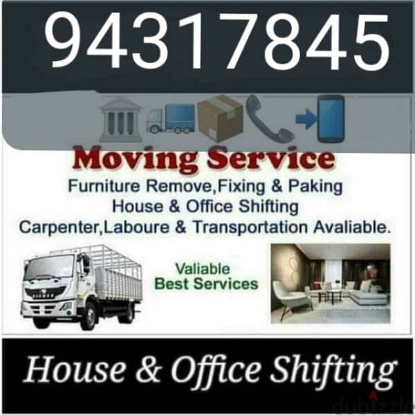 Muscat Mover carpenter house shiffting TV curtains furniture fixing 0