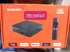 new model Android 4k TV Box with subscription 1 year