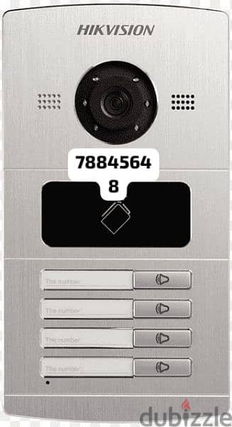 all types of cctv cameras & intercom door lock installation