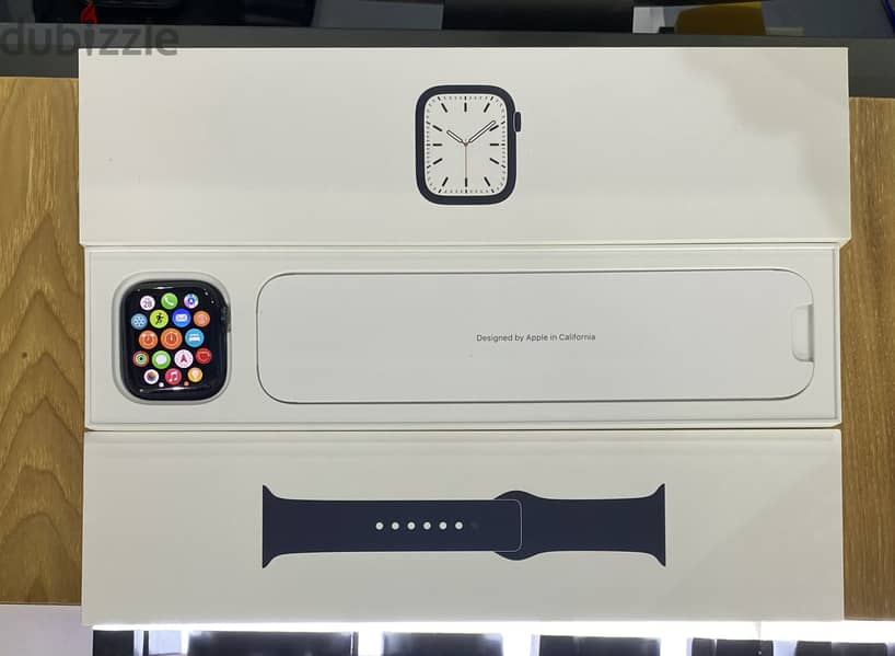 Apple Watch Series 7 (GPS) 45mm Midnight Looks New Condition 0