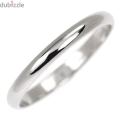 Cartier White Gold 18kt ring band size 57